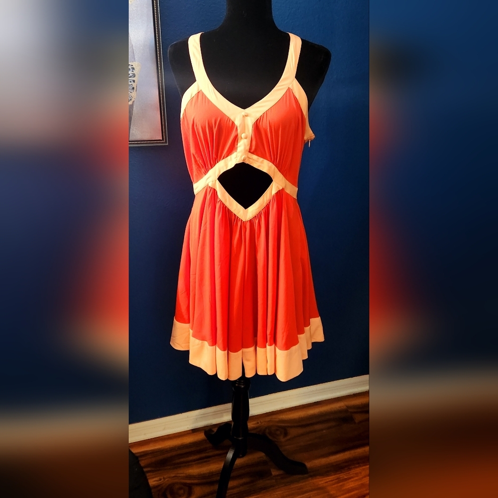 ASOS Cutout Mini Dress Size 12 - Picture 2 of 16